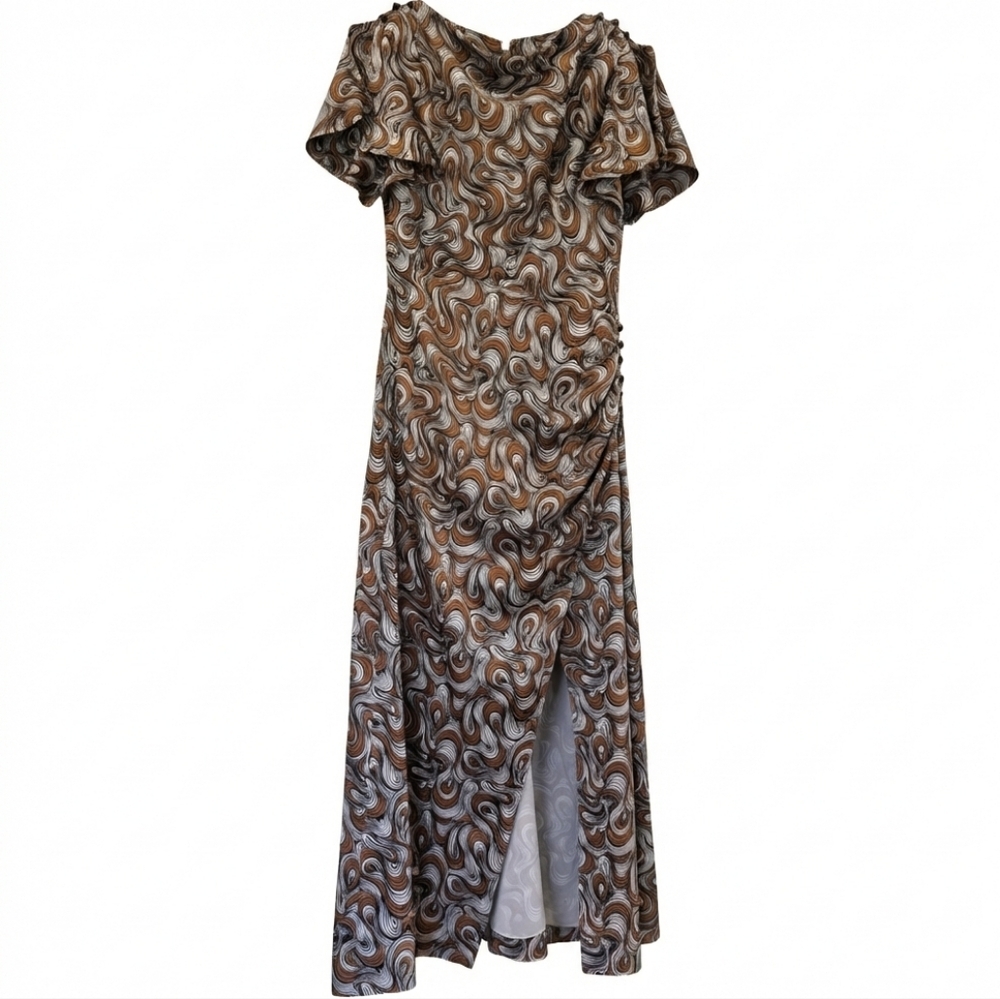 Cinq a Sept Kacydie Maxi Dress, XS, Brown